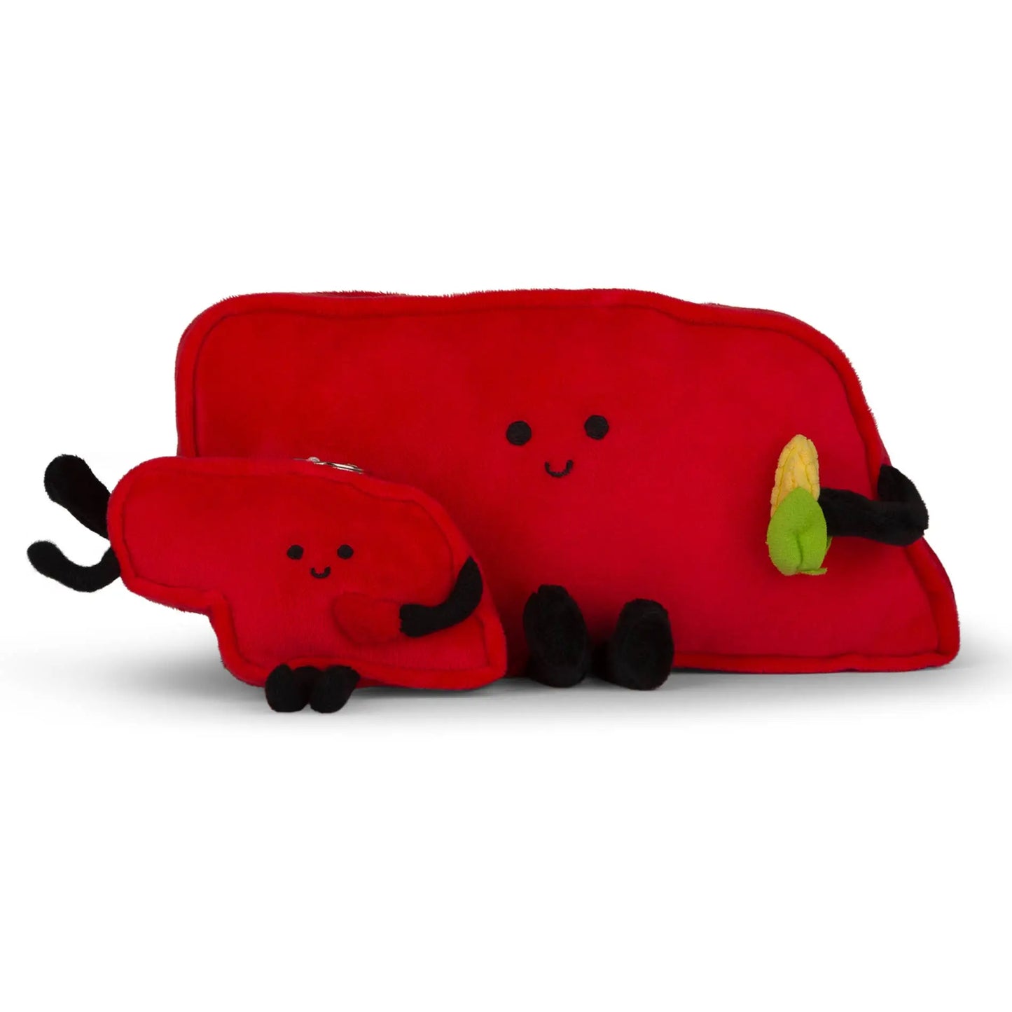 Nebraska State Stuffed States Plush - Midwest Gift Mini Corn Stuffed States USA