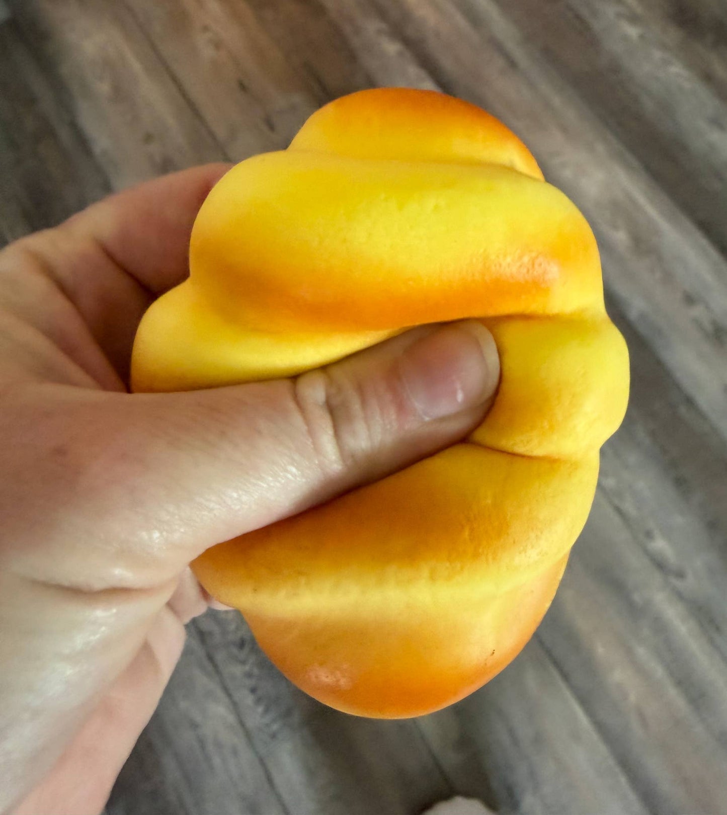 Croissant Squishy Squish Bread Stress Fidget Toy