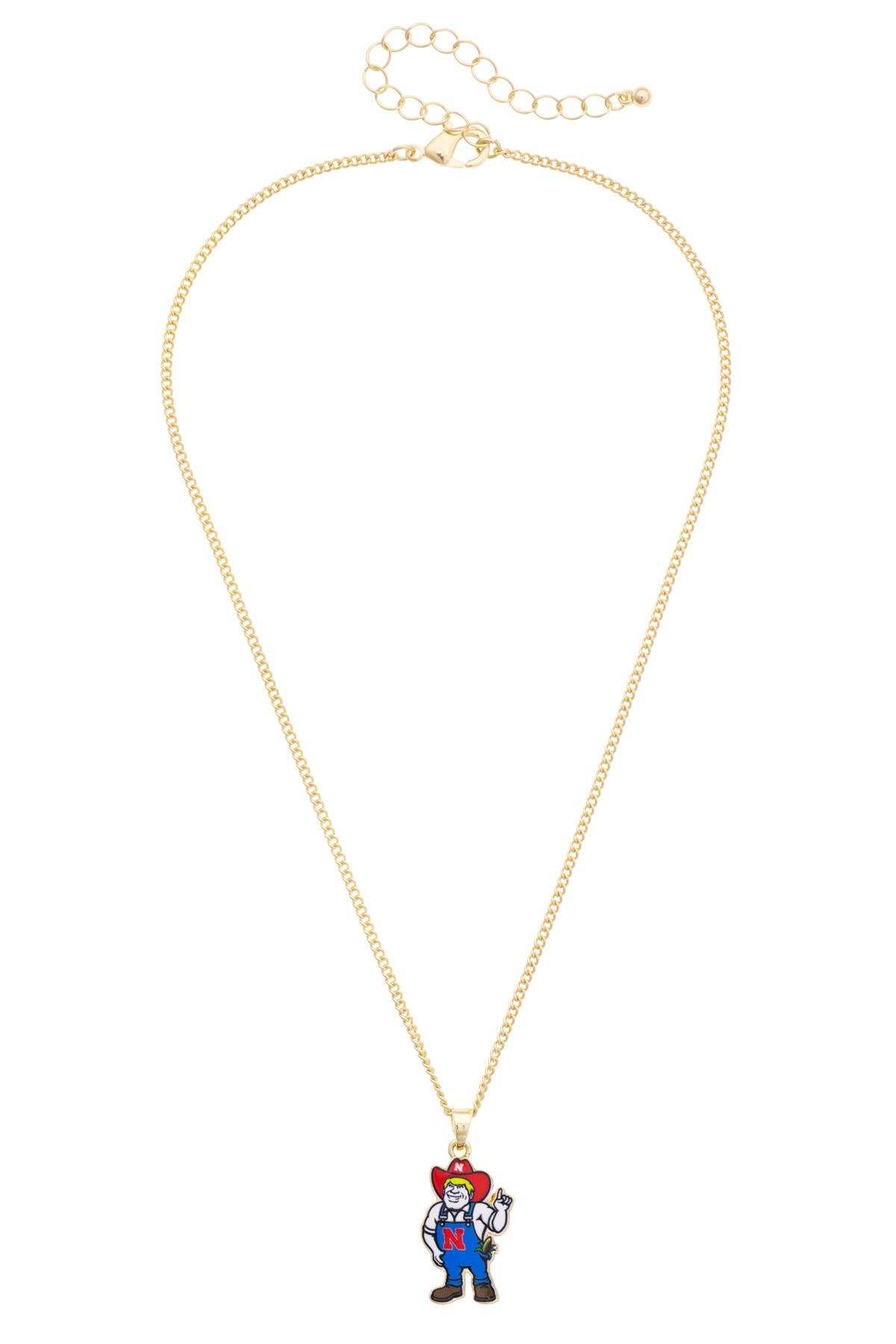 Nebraska Huskers Enamel Icon Necklace