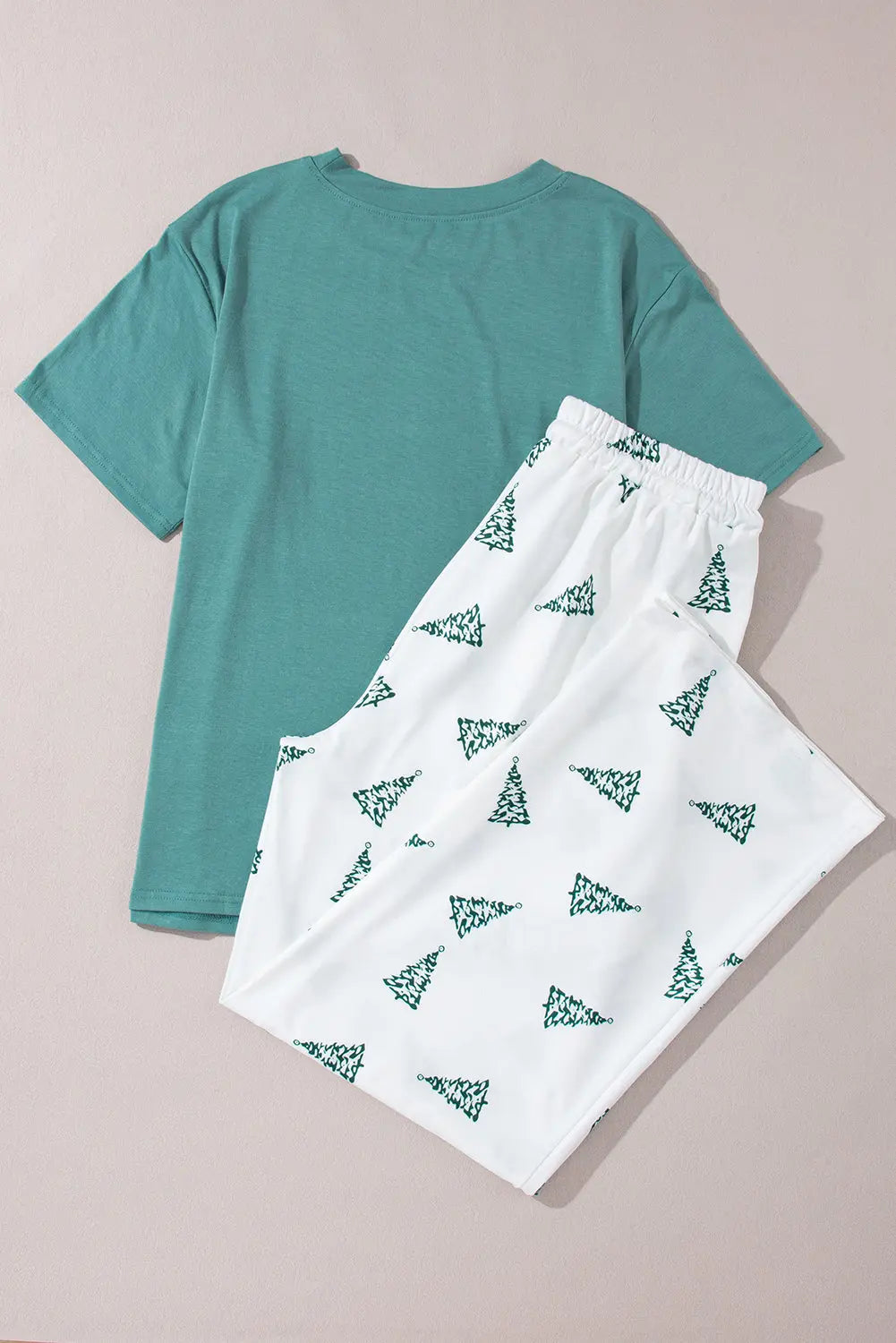 Skobeloff Christmas Tree Print Tee and Pants Lounge Set Dear-Lover Dropshipping