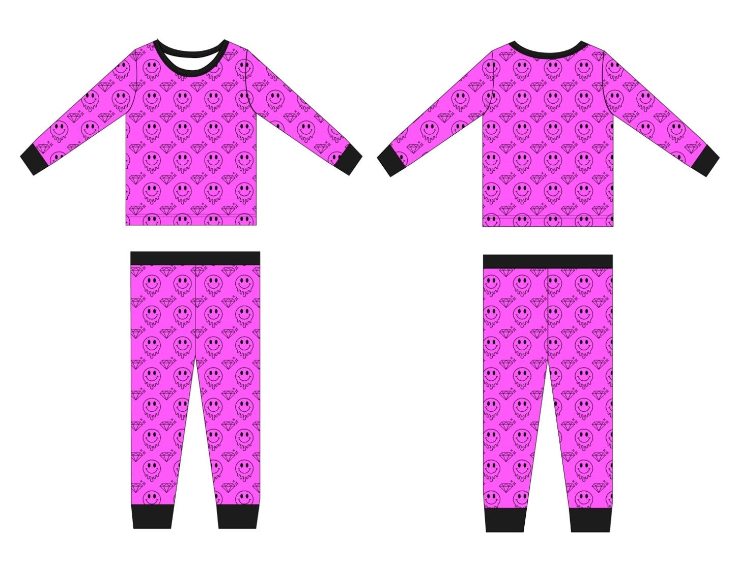 Bamboo two-piece pajama set - Blingin