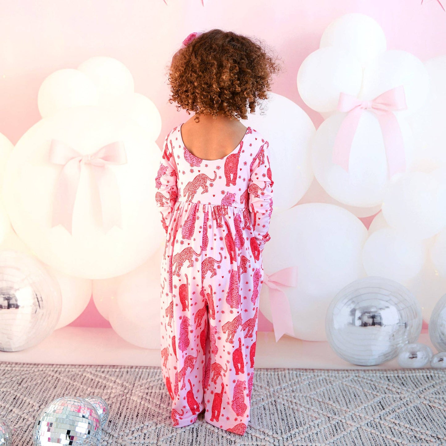 Cambrie WIDE LEG ROMPER Valentines Day Bamboo Kids Clothing