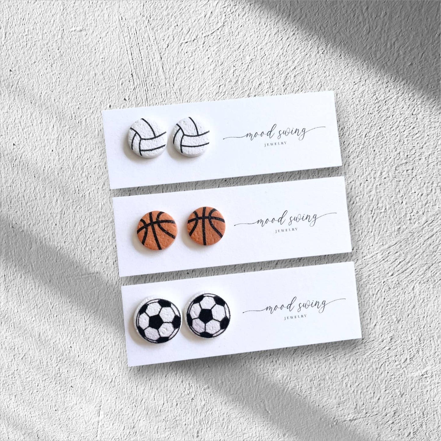 Play Ball Collection | Polymer Clay Studs