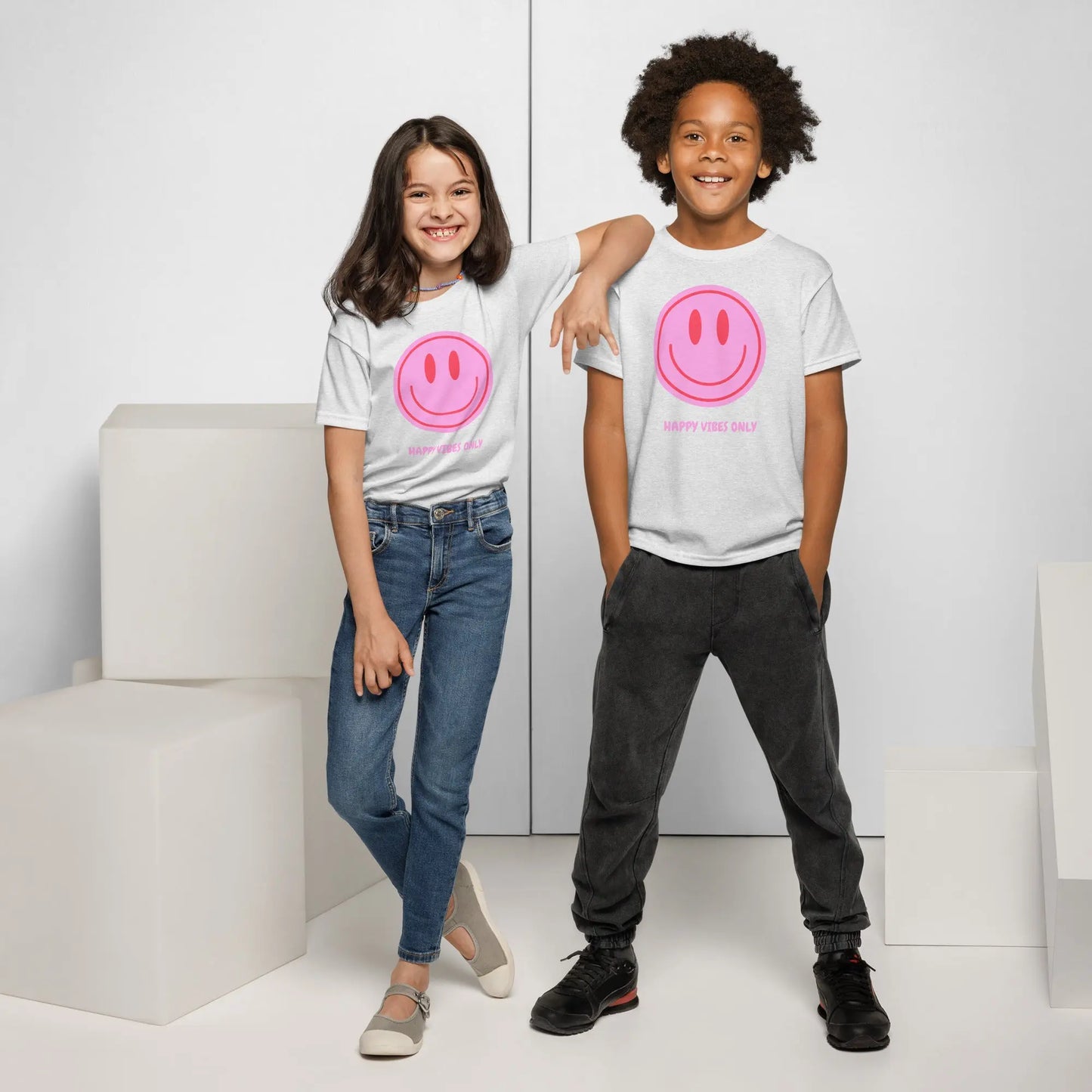 Youth happy vibes tee