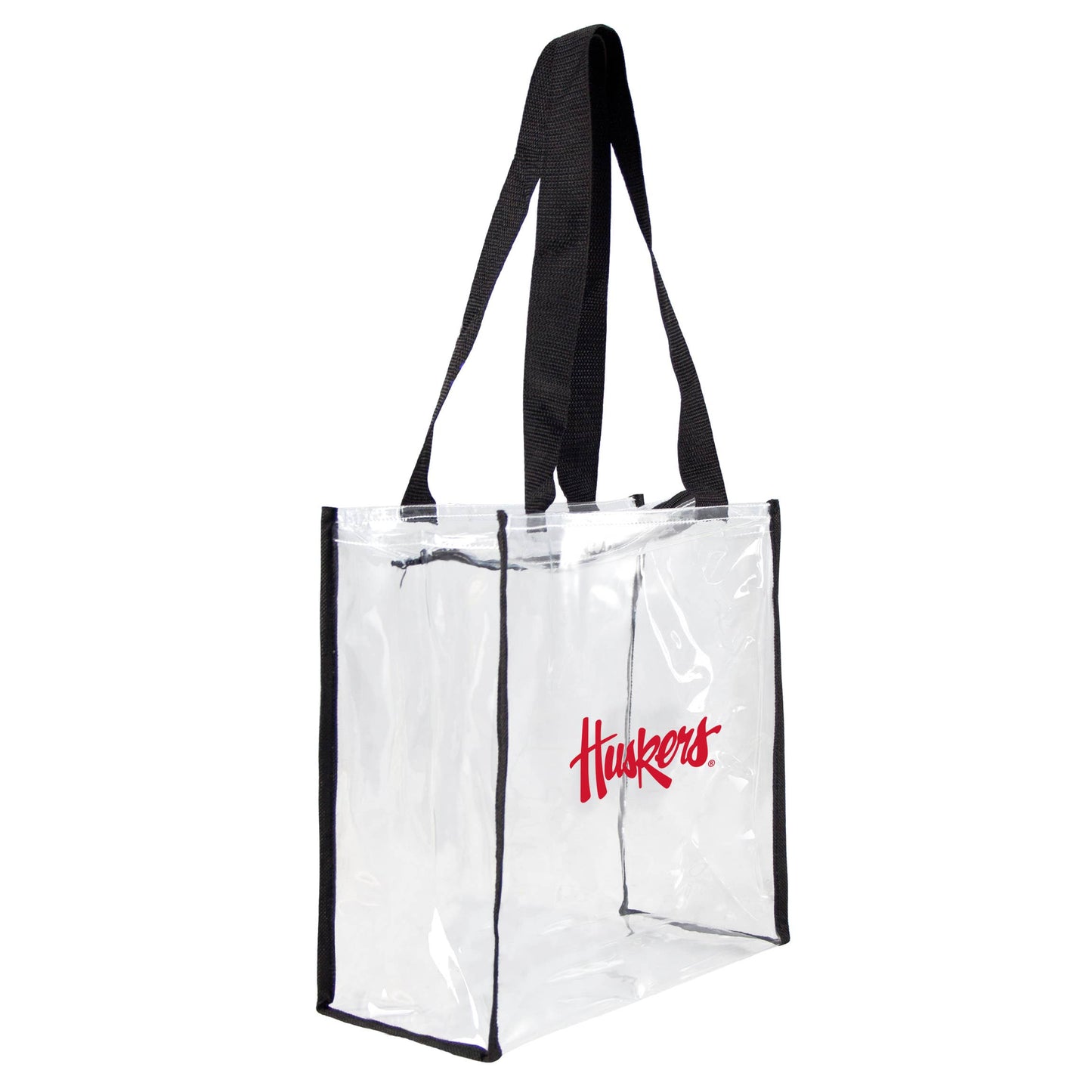 NCAA Nebraska Cornhuskers Clear Square Stadium Tote