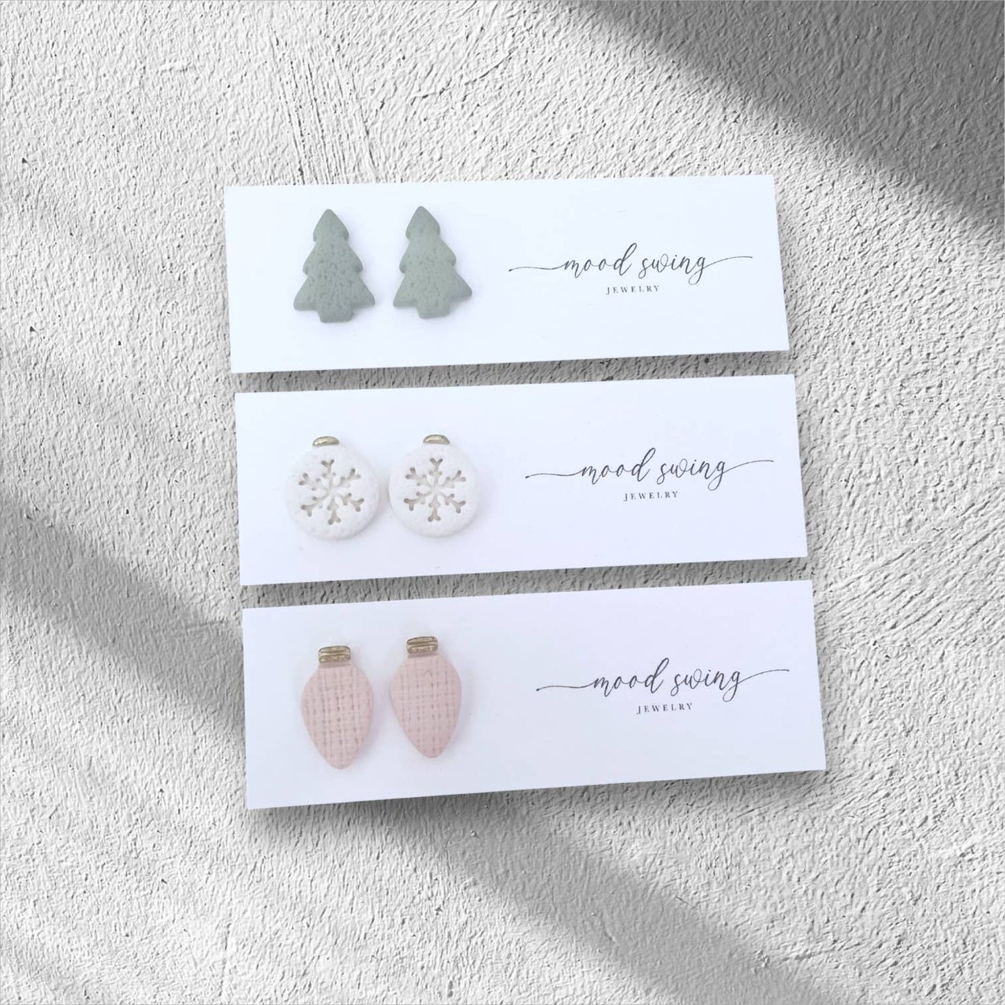 Trim The Tree Collection | Polymer Clay Studs
