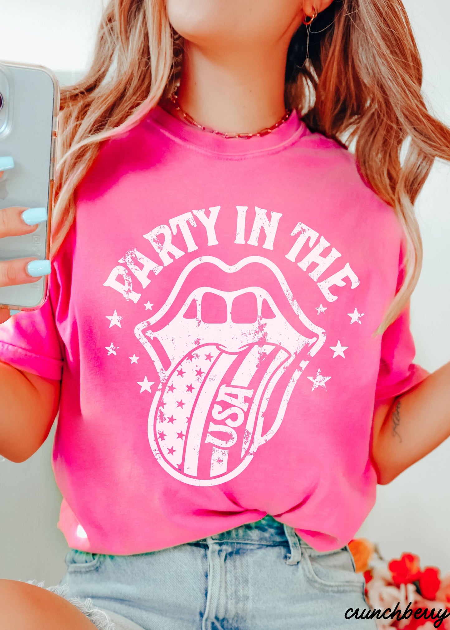 Party in the USA Tee Ivory
