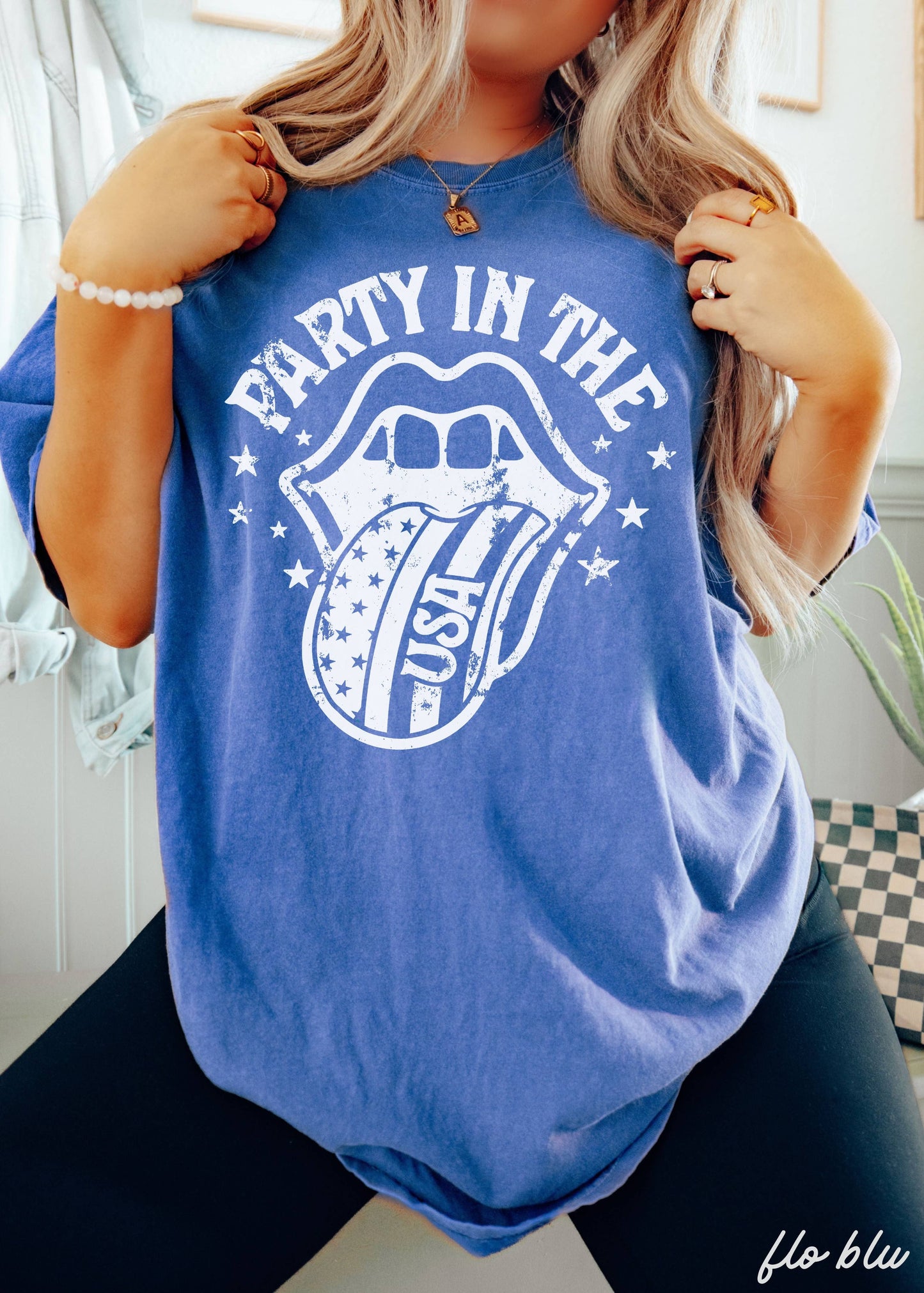 Party in the USA Tee Ivory