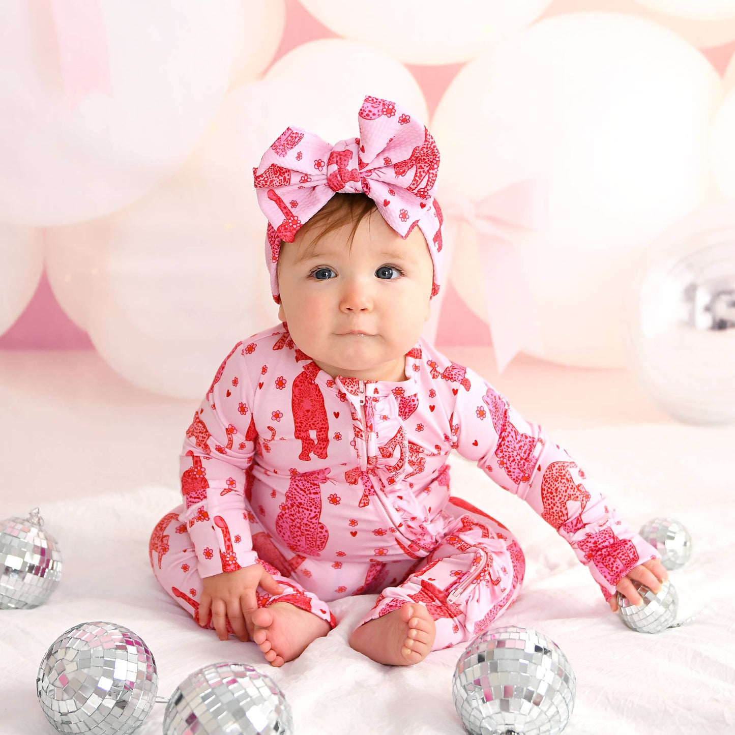 Cambrie RUFFLE ZIP Valentines Day Bamboo 1PC Two Way Zipper