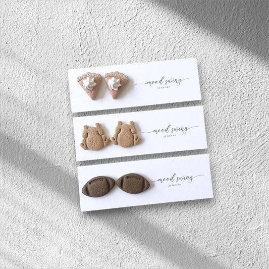 Give Thanks Collection | Polymer Clay Studs