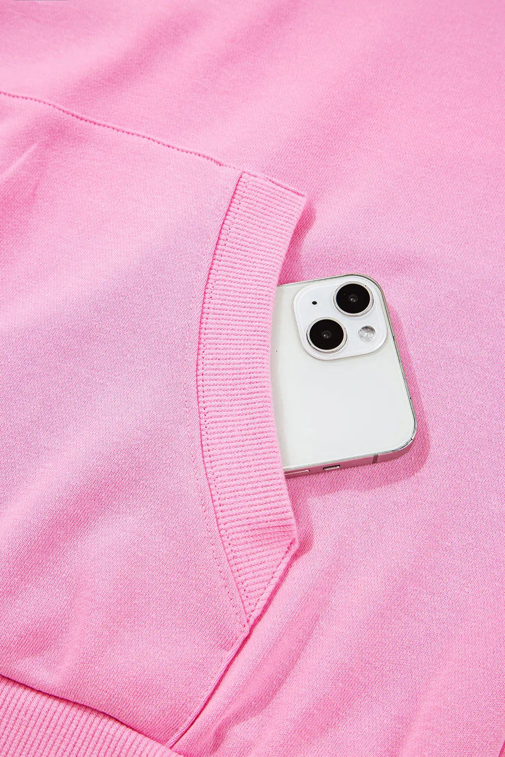 Bonbon Checkered Patchwork Kangaroo Pocket Half Zipper Hoodie Dear-Lover Dropshipping