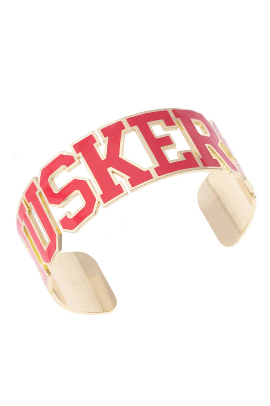 Nebraska Huskers Varsity Outline Cuff *SHIPS JULY 1ST PREORDER ONLY*
