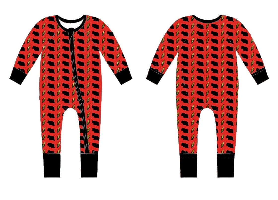 Red corn crazy - bamboo zippy - WILL SHIP SEPTEMBER 2026