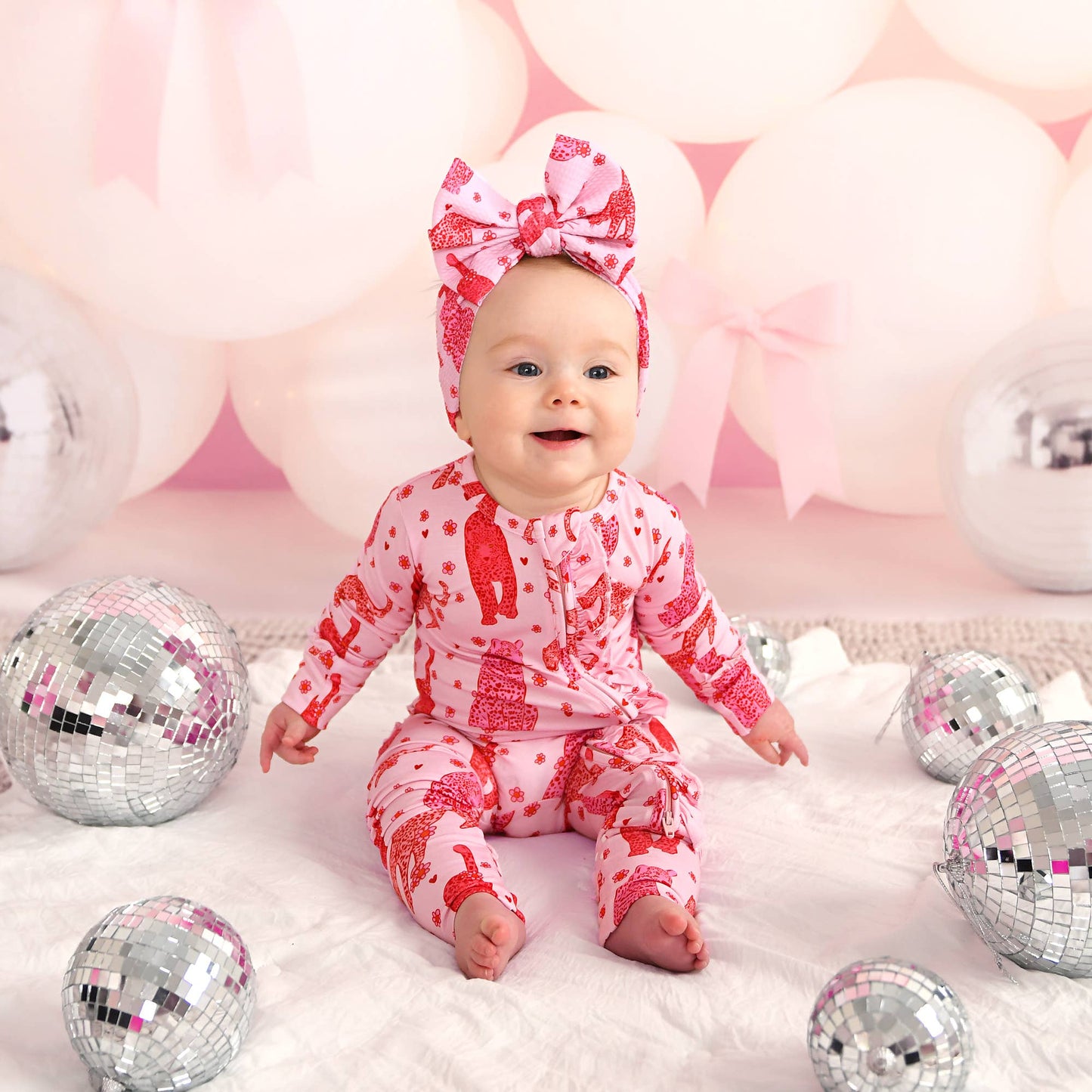 Cambrie RUFFLE ZIP Valentines Day Bamboo 1PC Two Way Zipper