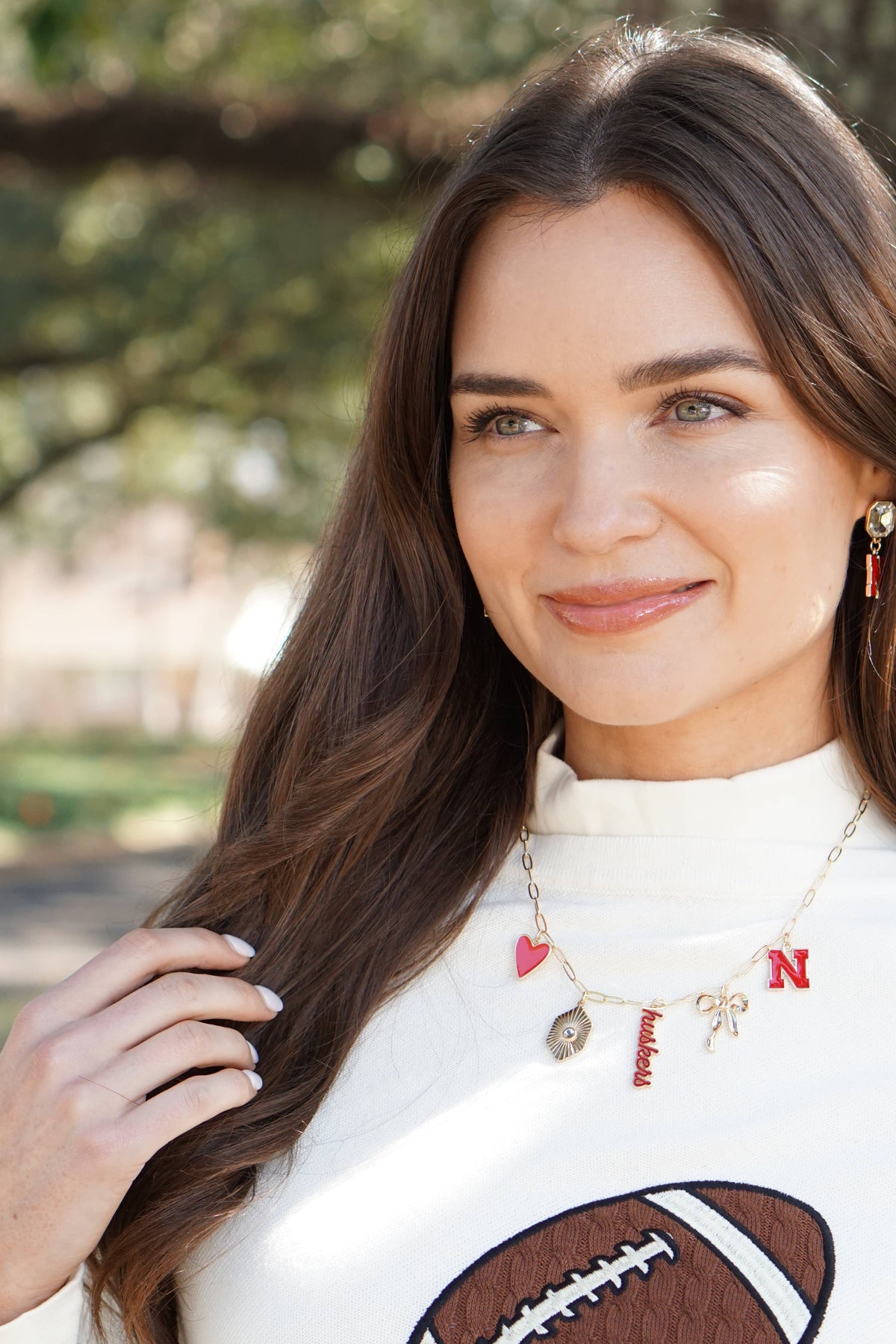 Nebraska Huskers Paper Clip Charm Collector Necklace *WILL SHIP IN ONE WEEK*