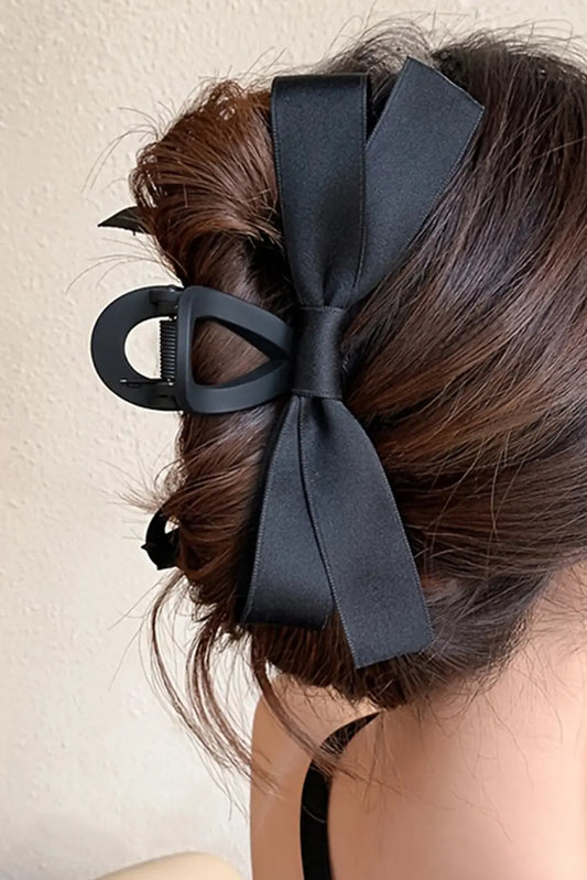Black Bow Decor Large Hair Claw Clip Dear-Lover Dropshipping
