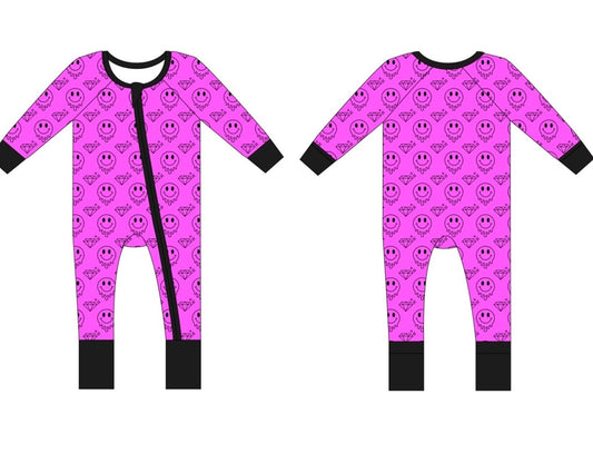 Bamboo zippy romper - Blingin