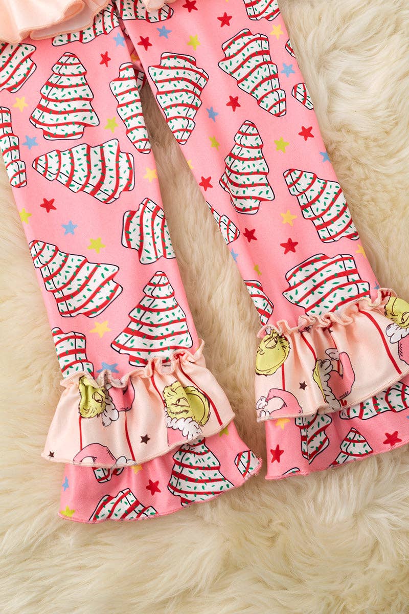 Merry Grinchmas girls 2 piece set. OFG51179 AMY