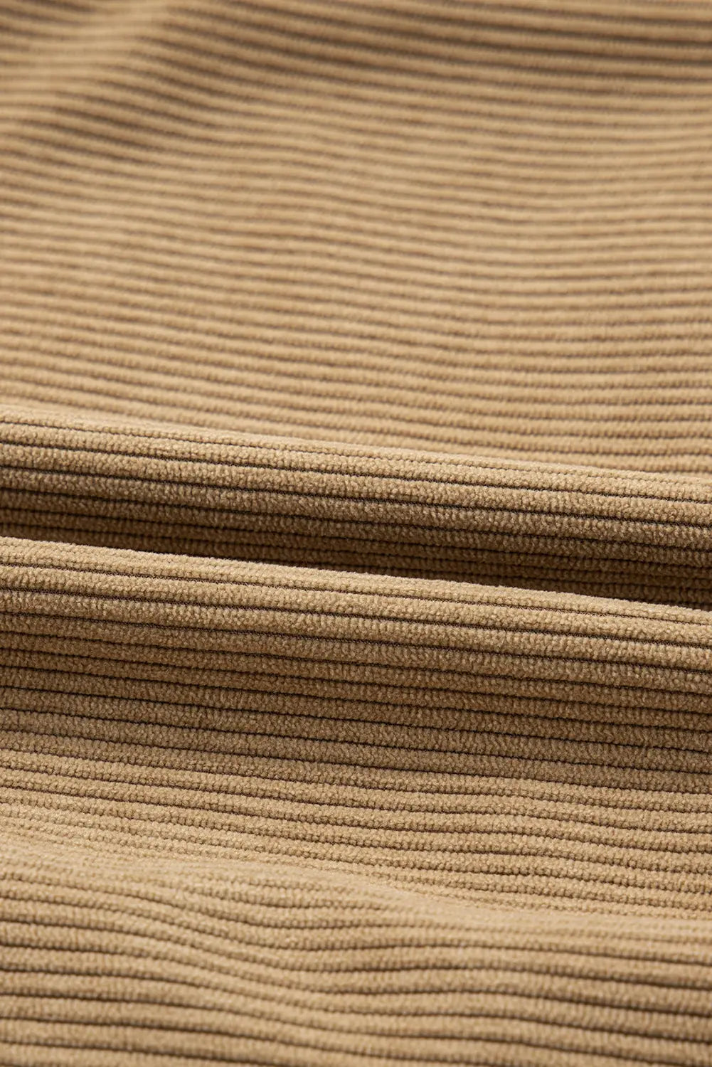Camel Corduroy Buttoned Front Faux Pockets Mini Skirt Dear-Lover Dropshipping