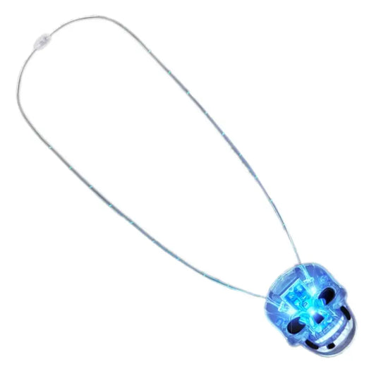 LED Halloween Skull Necklace Blinkee