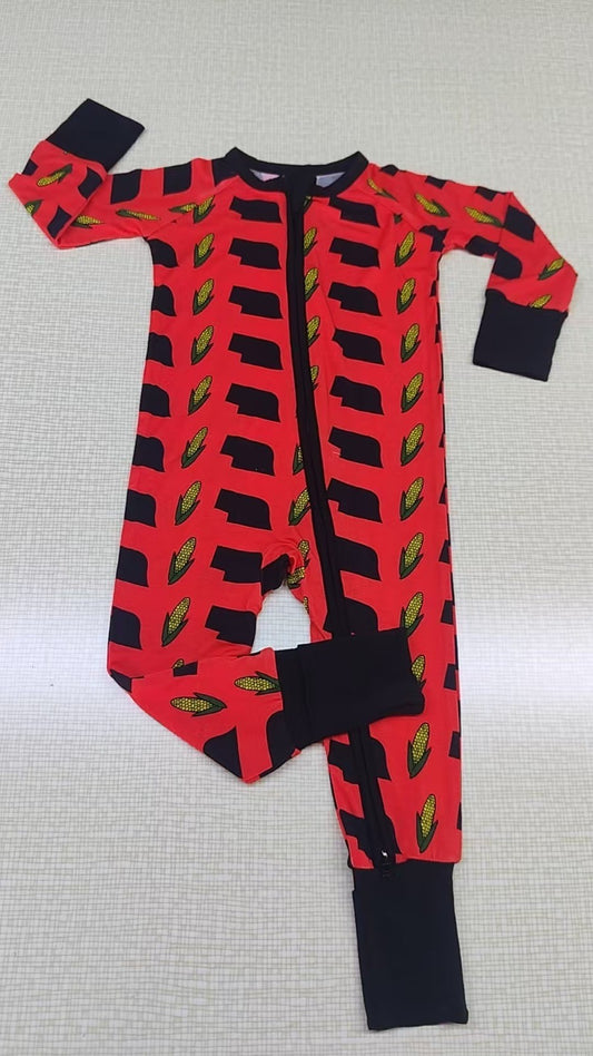 Red corn crazy - bamboo zippy - WILL SHIP SEPTEMBER 2026