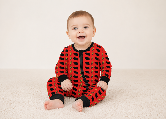 Red corn crazy - bamboo zippy - WILL SHIP SEPTEMBER 2026