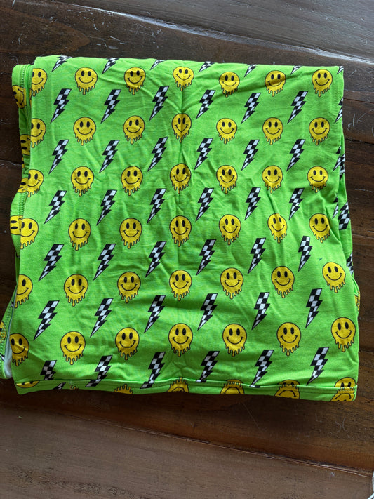 Bamboo swaddle blanket - Electric