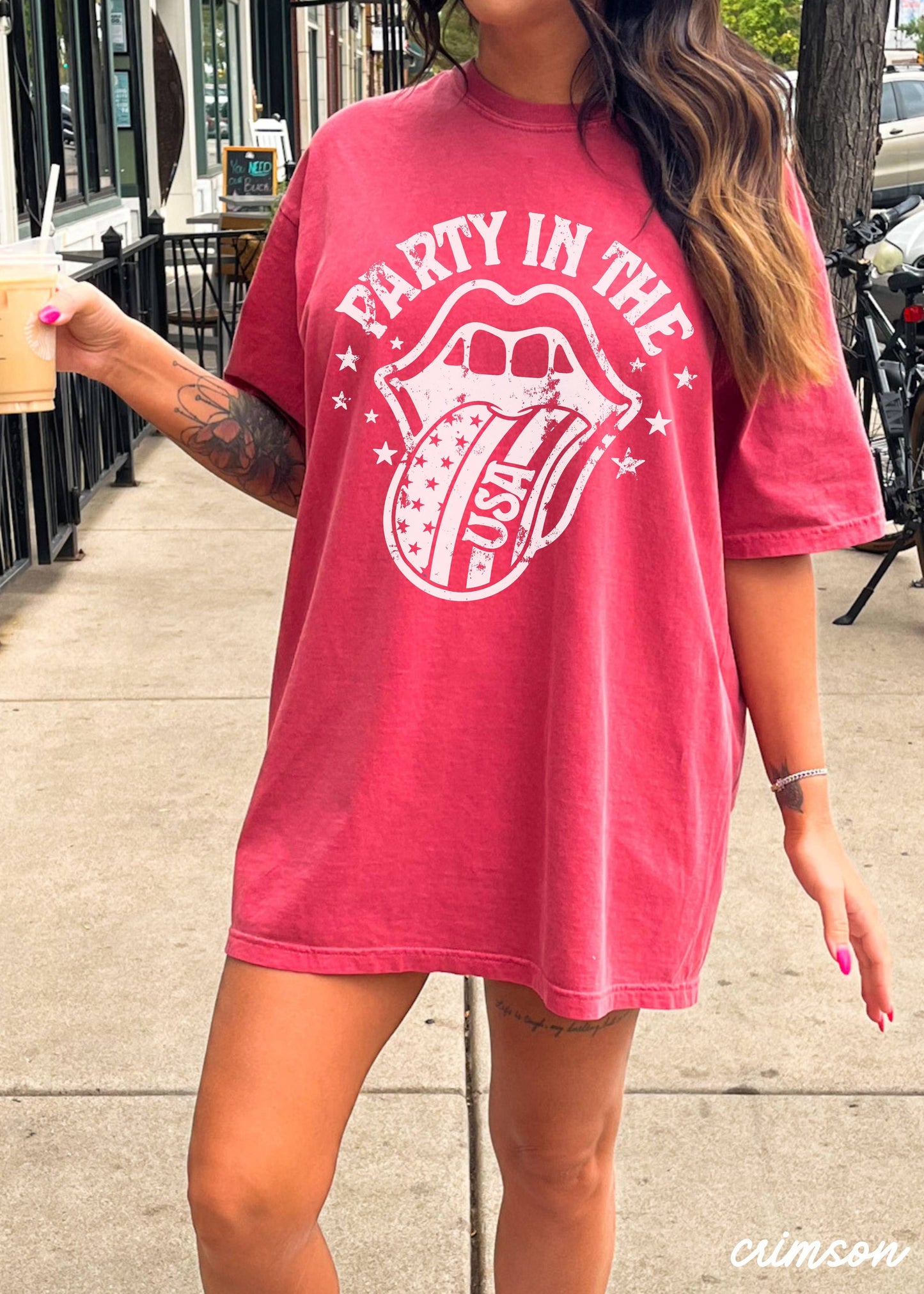Party in the USA Tee Ivory