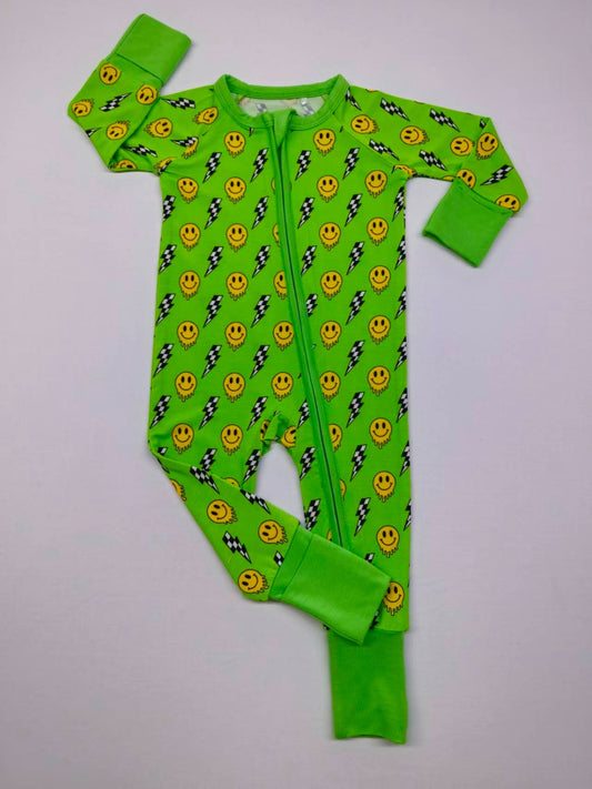 Bamboo Electric Zippy Romper - WILL SHIP MAY 2026