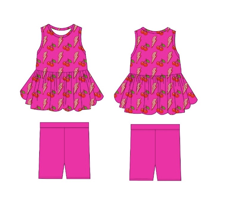 Bright pink children's outfit