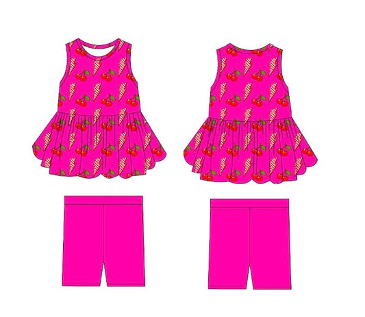 Bright pink children's outfit