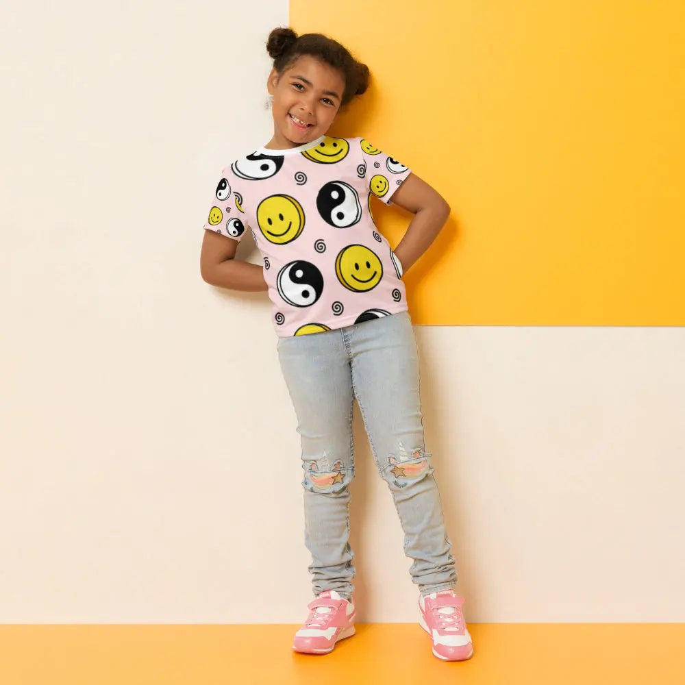Kids peace and smiley shirt