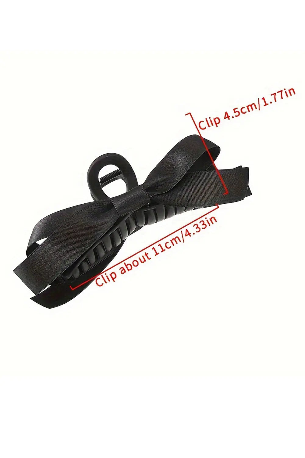 Black Bow Decor Large Hair Claw Clip Dear-Lover Dropshipping