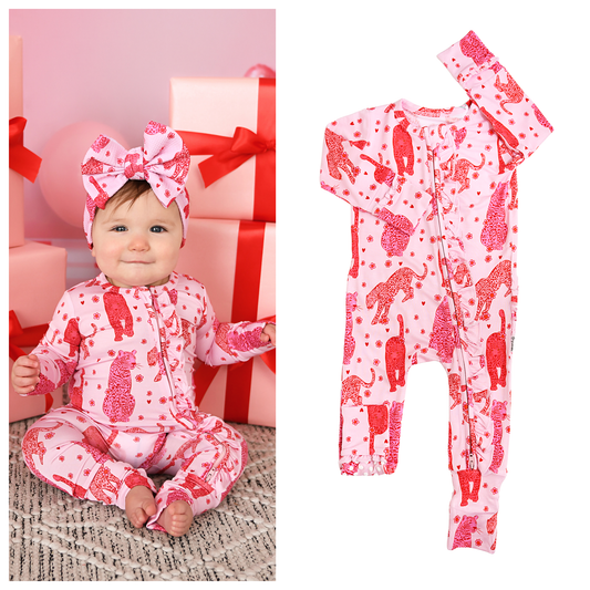 Cambrie RUFFLE ZIP Valentines Day Bamboo 1PC Two Way Zipper