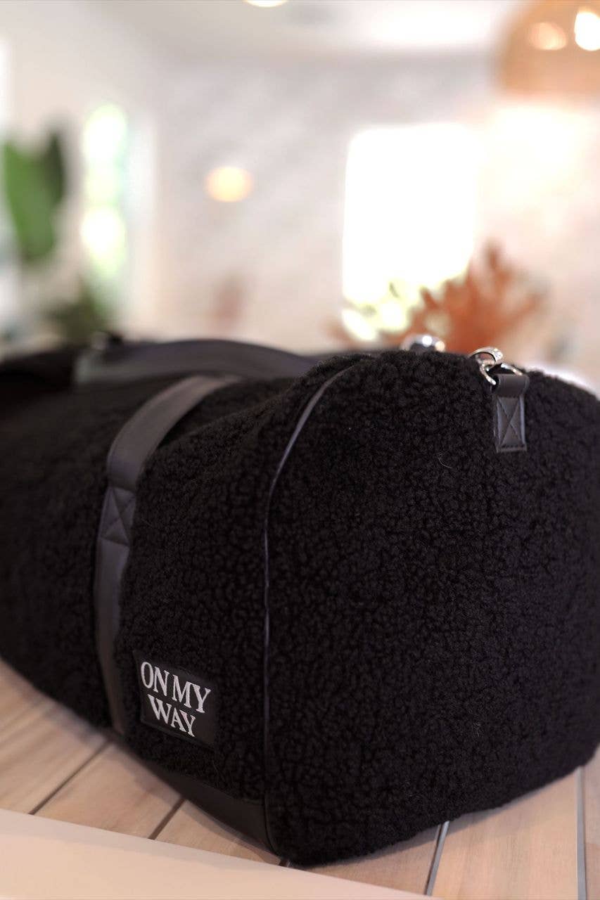 Teddy Sherpa Duffle Bag - Midnight