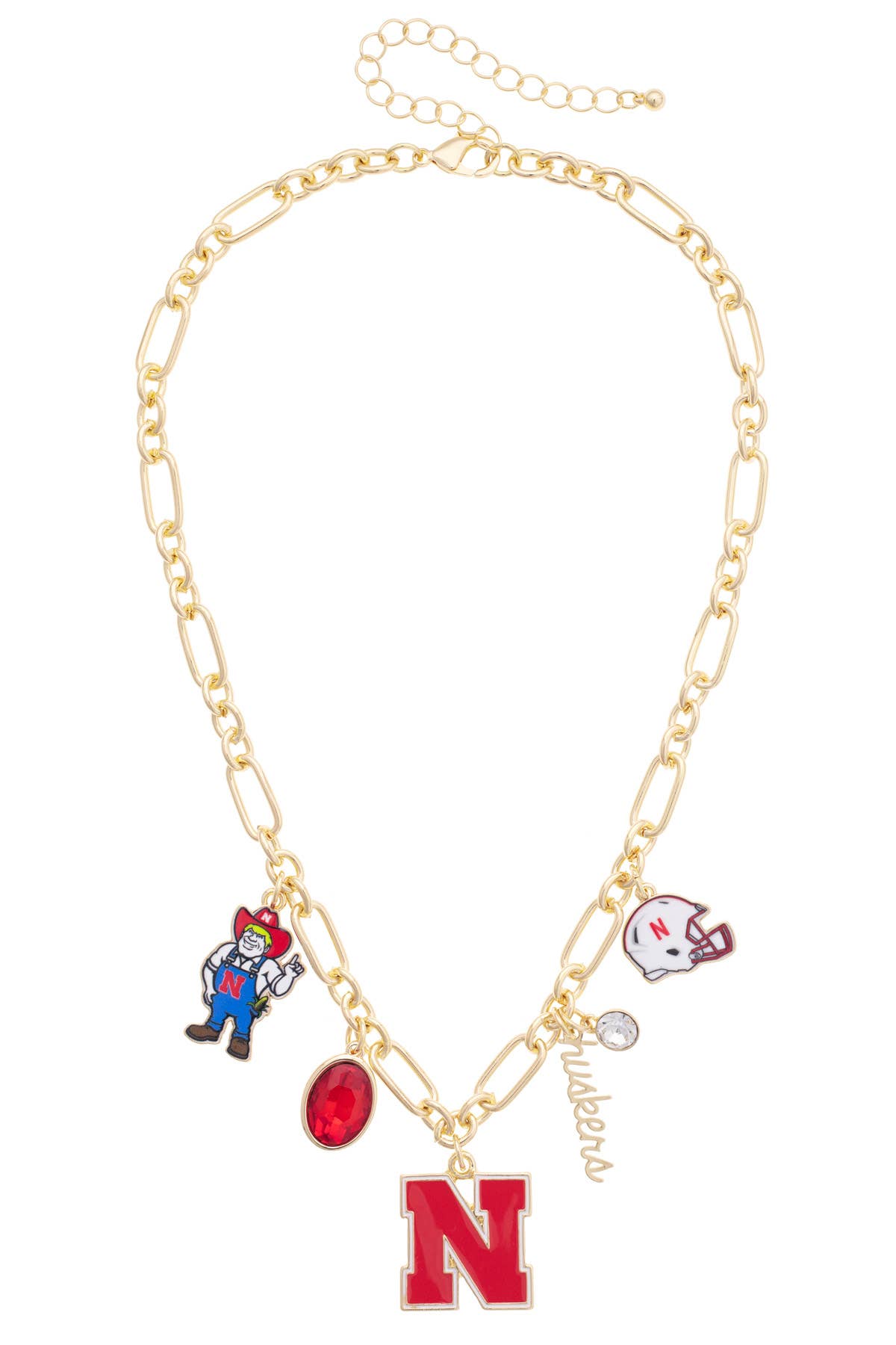 Nebraska Huskers Gameday Charm Necklace *WILL SHIP IN OCTOBER*