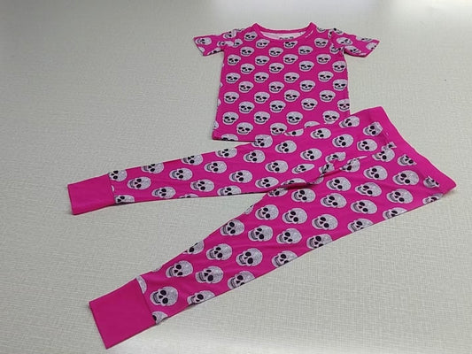 Pink ghoul - bamboo pjs - WILL SHIP SEPTEMBER 2026