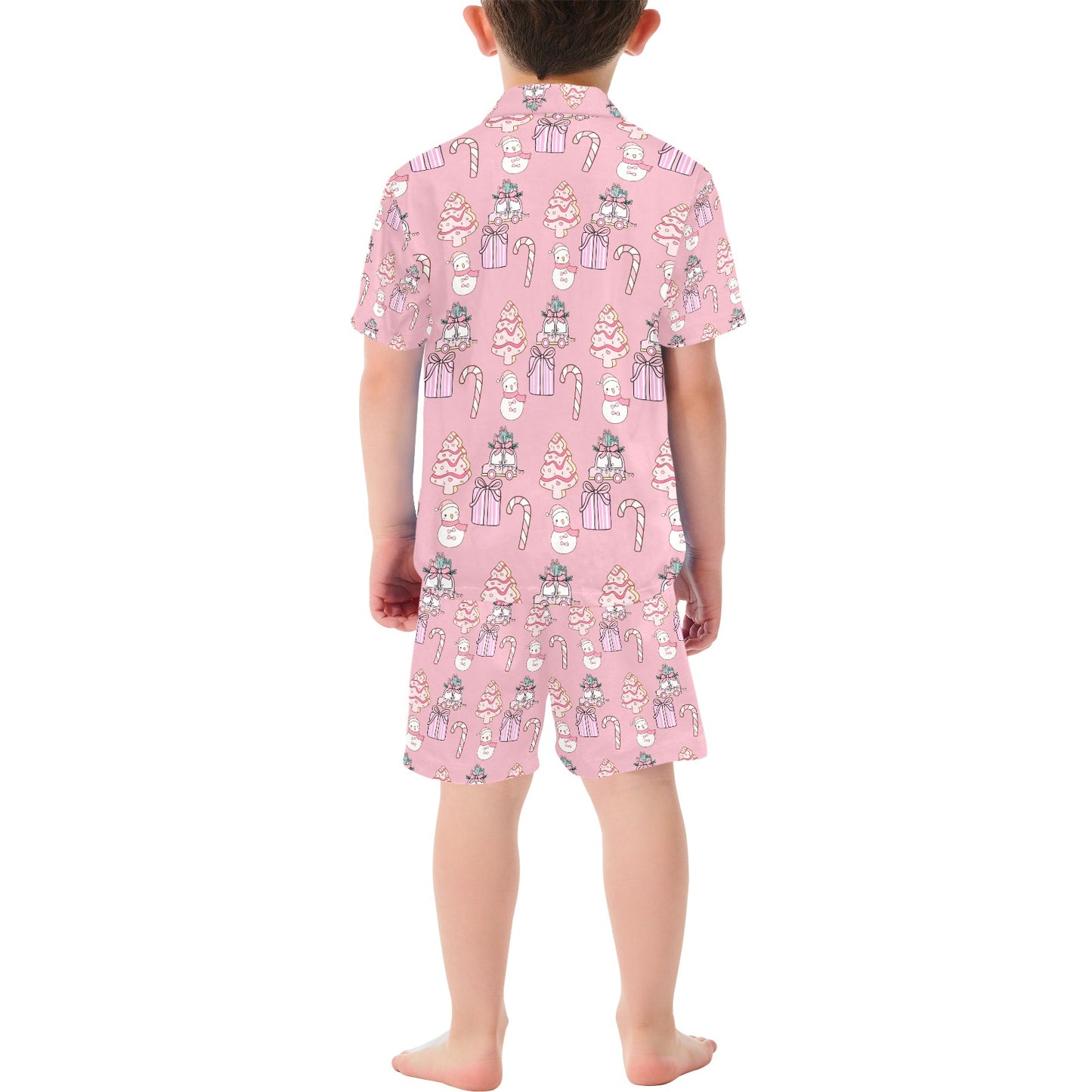 Little Boys' V-Neck Short Pajama Set (Sets 11)