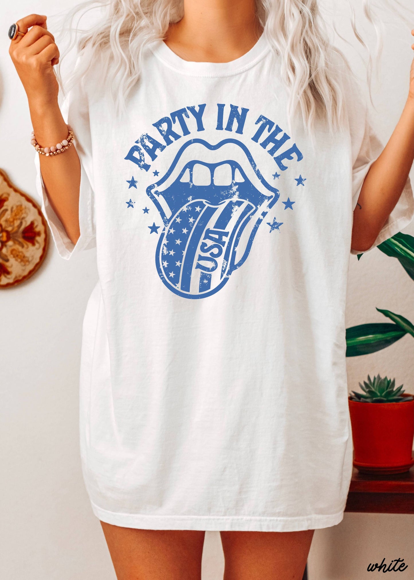 Party in the USA Tee Ivory