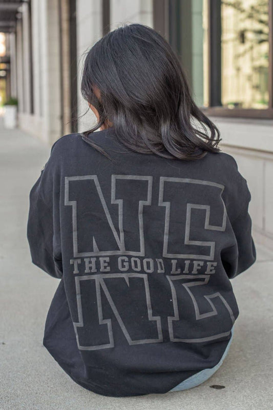 NE Crewneck Sweatshirt - Black