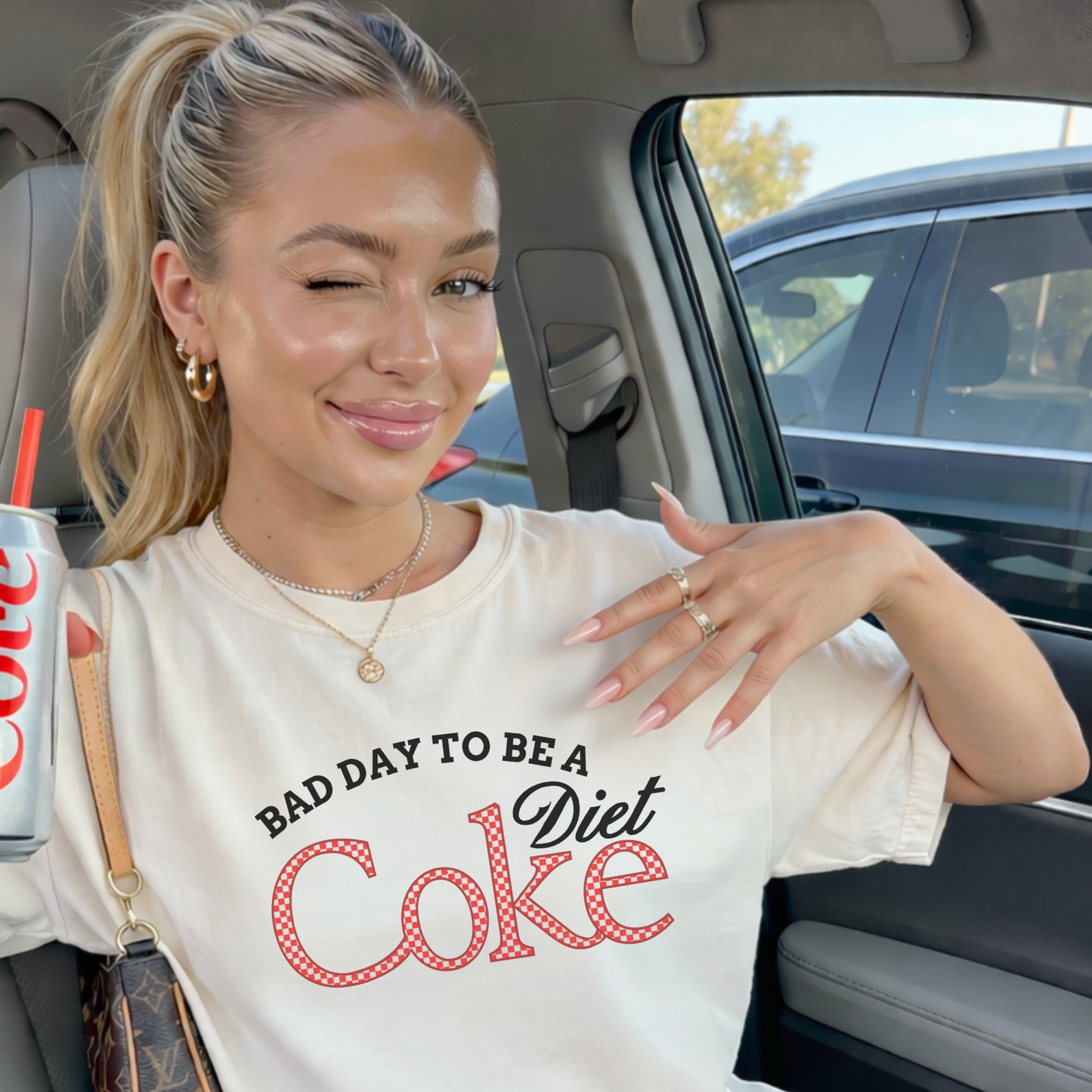 Bad Day to Be a Diet Coke Graphic Tee * SHIPS MARCH 31st *